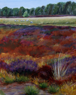 Gerdien-Fokkema_Heide-bij-Lieshout_acryl-op-doek_40x60