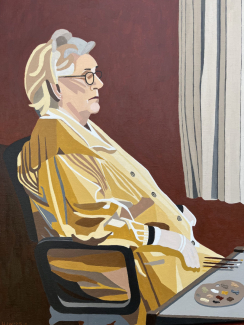 Henk de Wit_Nell, is het goed zo_acryl op doek_60x80