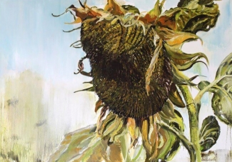 Nell van Eekeren_uit serie zonnebloemen_olieverf op linnen_70x100.jpg