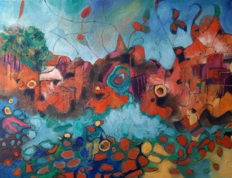Nellie-van-Kemenade_In-my-dreams_olieverf-op-doek_70x90 cm