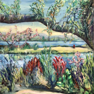 Rina-Bekkers-Olie-op-doek-80x80-cm-Doorkijk-landschap-scaled