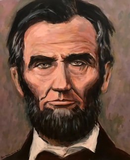 Theo Raaijmakers_Abraham Lincoln_80x60