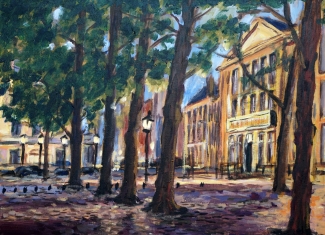 Theo Raaijmakers_Lange Voorhout Den Haag_60x40